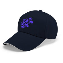 Cargar imagen en el visor de la galería, Gorra Sandwich FS0809098 personalizado con patrón foto texto