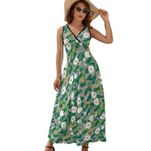 Cargar imagen en el visor de la galería, Vestido Midi con Volantes Personalizado | Tejido "Seda de Leche" y Cuello V