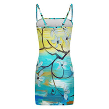 Cargar imagen en el visor de la galería, Vestido Bandeau Tirantes Finos Mujer | Seda de Leche Cepillada Personalizable