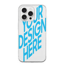 Cargar imagen en el visor de la galería, Funda protectora para iPhone 16 de Apple de piel sintética personalizado con patrón foto texto