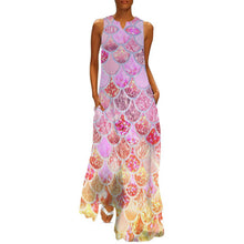 Cargar imagen en el visor de la galería, Vestido Maxi Sin Mangas Personalizado | Vestido Columna S-5XL