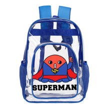 Cargar imagen en el visor de la galería, Mochila Transparente PVC con Bolsillo de Red Personalizable