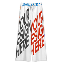 Cargar imagen en el visor de la galería, Pantalones casuales de corte recto para hombre D7P personalizado con patrón foto texto (impresión de imágenes múltiples)