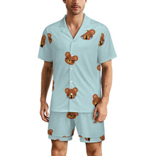 Cargar imagen en el visor de la galería, Pijama Corto Personalizado para Hombre | Set de Verano con Tu Foto
