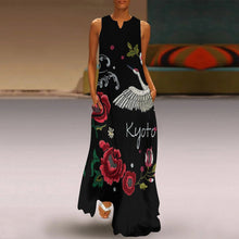 Cargar imagen en el visor de la galería, Vestido Largo Sin Mangas Personalizado | Tejido Elástico