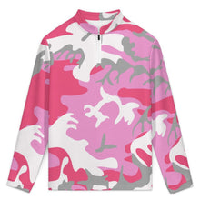 Cargar imagen en el visor de la galería, Sudadera Hombre Cuello Alto Media Cremallera Tejido Waffle Personalizable
