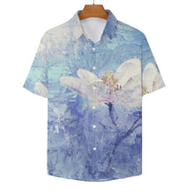 Cargar imagen en el visor de la galería, Camisa Algodón Personalizable Mujer Manga Corta Cuello Clásico