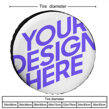 Cargar imagen en el visor de la galería, Cubierta para llantas neumático de tela Oxford protector de rueda resistente QC1103000 Personalizado Personalizada con Foto, Texto o Logo