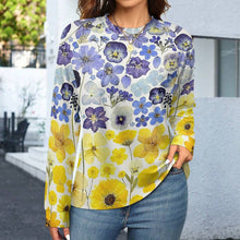 Cargar imagen en el visor de la galería, Camiseta Ranglán Mujer Manga Larga Personalizada de Poliéster