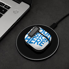 Cargar imagen en el visor de la galería, Estuche para Apple AirPods 4 (Bolsa con Borde Negro) personalizado con patrón foto texto