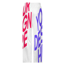 Cargar imagen en el visor de la galería, Pantalones de pijama sueltos con cordón para hombre LM071 talla S-5XL personalizado con patrón foto texto (impresión de imágenes múltiples)