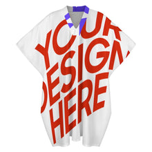 Cargar imagen en el visor de la galería, Bata de dormir para hombre con cuello en V y mangas de mariposa YKL01 personalizado con patrón foto texto (impresión de imágenes múltiples)