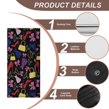 Cargar imagen en el visor de la galería, Cartera Bifold de Cuero Sintético Personalizable con Impresión UV