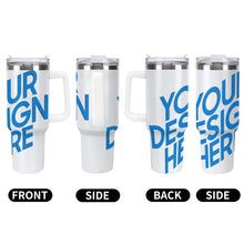 Cargar imagen en el visor de la galería, Vaso de acero inoxidable 304 de gran capacidad de 1137 ml (40 oz) personalizado con patrón foto texto