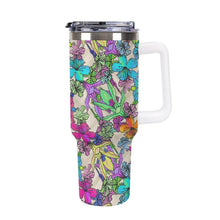 Cargar imagen en el visor de la galería, Vaso Térmico Gigante Personalizado de 40oz en Acero Inoxidable con Pajita