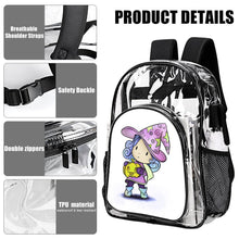 Cargar imagen en el visor de la galería, Mochila Transparente de PVC Personalizable | Diseño Moderno y Único