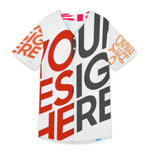 Cargar imagen en el visor de la galería, Camiseta clásica de béisbol de manga corta para hombre con botones GEJ personalizado con patrón foto texto (impresión de imágenes múltiples)