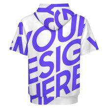 Cargar imagen en el visor de la galería, Sudadera unisex de manga corta LM250 personalizado con patrón foto texto (impresión de imagen única)