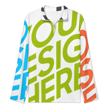 Cargar imagen en el visor de la galería, Polo deportivo para hombre LM111 personalizado con patrón foto texto (impresión de imágenes múltiples)