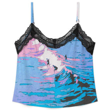Cargar imagen en el visor de la galería, Pijama de Camisola y Short con Encaje Personalizable