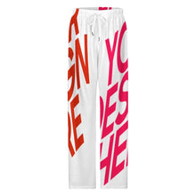 Cargar imagen en el visor de la galería, Pantalones de pijama sueltos para mujer tallas hasta 5XL personalizado con patrón foto texto (impresión de imágenes múltiples)