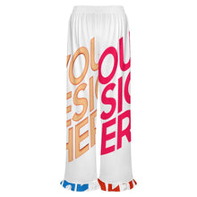 Cargar imagen en el visor de la galería, Pantalones de pijama con volantes para mujer NSHYBSK personalizados con patrón foto texto (impresión de imágenes múltiples)