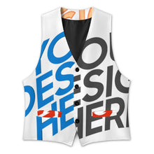 Cargar imagen en el visor de la galería, Chaleco de Traje para Hombre LTM00296 personalizado con patrón foto texto (impresión de imágenes múltiples)