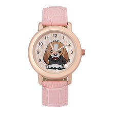 Cargar imagen en el visor de la galería, Reloj de Mujer Personalizado con Foto y Correa de Piel Rosa