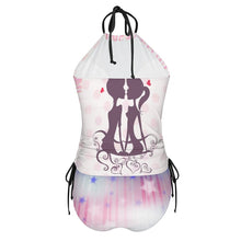 Cargar imagen en el visor de la galería, Tankini Personalizado de Dos Piezas para Mujer | Tu Foto y Diseño