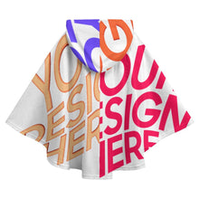 Cargar imagen en el visor de la galería, Manta con capucha unisex NDP08 personalizado con patrón foto texto (impresión de imágenes múltiples)