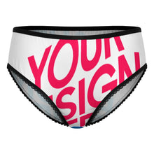 Cargar imagen en el visor de la galería, Braguitas de Encaje para Mujer LM500 personalizado con patrón foto texto (impresión de imágenes múltiples)