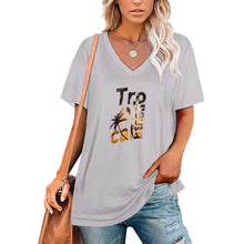 Cargar imagen en el visor de la galería, Camiseta Holgada Personalizada con Cuello en V para Mujer