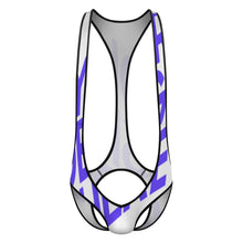 Cargar imagen en el visor de la galería, Ropa interior sexy de una pieza para hombres SDSQQ001 personalizado con patrón foto texto (impresión de imagen única)