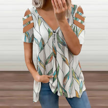 Cargar imagen en el visor de la galería, Túnica Hombros Descubiertos Cremallera | Blusa Larga Leggings Mujer