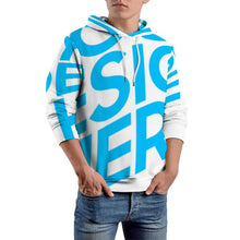 Cargar imagen en el visor de la galería, Sudadera holgada unisex sin bolsillos AMZ personalizado con patrón foto texto (impresión de imagen única)