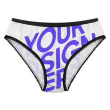 Cargar imagen en el visor de la galería, Braguitas de Encaje para Mujer LM500 personalizado con patrón foto texto (impresión de imagen única)