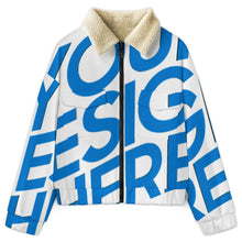 Cargar imagen en el visor de la galería, Chaqueta de mujer con doble cremallera MWL523 personalizado con patrón foto texto (impresión de imagen única)