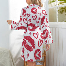 Cargar imagen en el visor de la galería, Bata Kimono de Satén Personalizada | Ropa de Casa y Novias