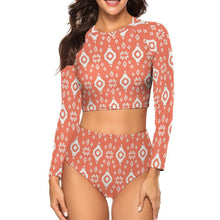 Cargar imagen en el visor de la galería, Bikini Manga Larga Protección Solar | Rash Guard Mujer Surf