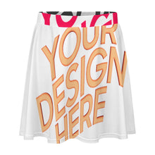 Cargar imagen en el visor de la galería, Falda de Patinaje Artístico para Mujer LM233 personalizado con patrón foto texto (impresión de imágenes múltiples)