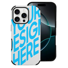 Cargar imagen en el visor de la galería, Funda para móvil de piel sintética para iPhone 16 personalizado con patrón foto texto