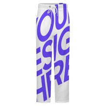 Cargar imagen en el visor de la galería, Pantalón de pijama holgado de felpa para mujer LM072 personalizado con patrón foto texto (impresión de imagen única)