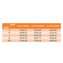 Cargar imagen en el visor de la galería, Blusa de manga larga con botones para mujer BMJ personalizado con patrón foto texto (impresión de imagen única)