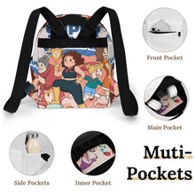 Cargar imagen en el visor de la galería, Mini Mochila Impermeable Personalizada para Mujer con Fondo Reforzado