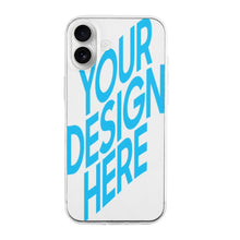 Cargar imagen en el visor de la galería, Funda protectora para iPhone 16 de Apple de piel sintética personalizado con patrón foto texto