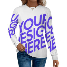 Cargar imagen en el visor de la galería, Camiseta de manga larga de secado rápido para mujer MWL697 personalizado con patrón foto texto