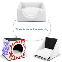 Cargar imagen en el visor de la galería, Cápsula espacial nido para mascotas, suministros para mascotas para perros y gatos personalizado con patrón foto texto (impresión de imágenes múltiples)