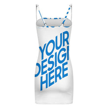 Cargar imagen en el visor de la galería, Vestido bustier tubo para mujer LM450 personalizado con patrón foto texto (impresión de imagen única)