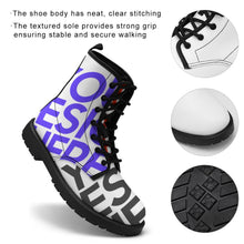 Cargar imagen en el visor de la galería, Botas Martin de Invierno Unisex - Botas Totalmente Estampadas XM6205010 personalizado con patrón foto texto