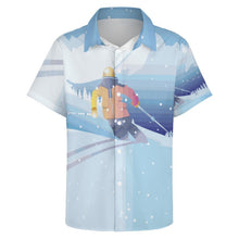 Cargar imagen en el visor de la galería, Camisa Algodón Manga Corta Personalizable Hombre